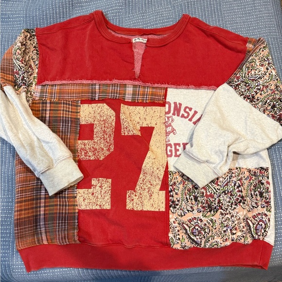 Free People Red Ryder Pullover size Large - Picture 2 of 9